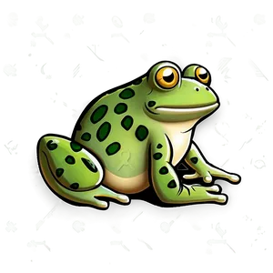 Frog Cartoon A PNG image