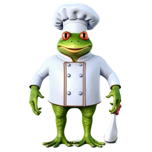 Frog Chef Cartoon PNG Ill PNG
