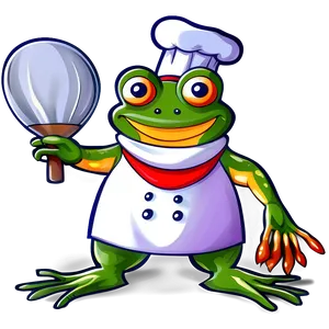 Frog Chef Clipart PNG Cej74 PNG