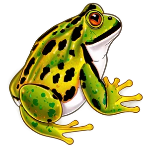 Frog Face Clipart PNG 06262024