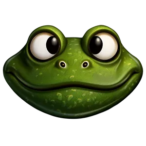 Frog Face Emoji PNG 06212024
