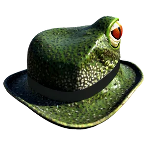 Frog Hat Outdoor Scene Png 06272024 PNG image