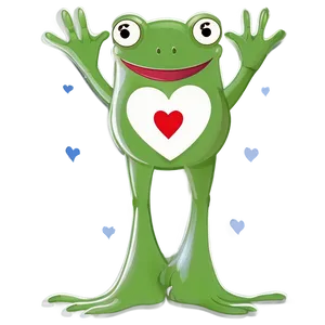 Frog In Love Cartoon Png 62 PNG image