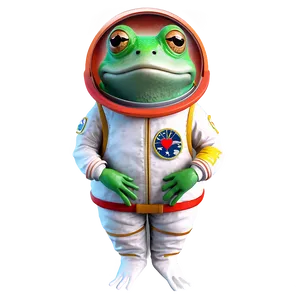 Frog In Space Suit PNG Nog1 PNG