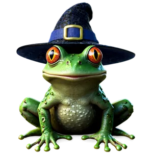 Frog In Witch Hat PNG 89 PNG