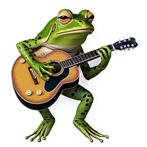 Frog Playing Guitar PNG 7 PNG