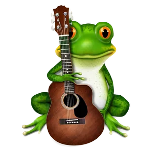 Frog Playing Guitar PNG Ulq PNG
