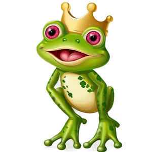 Frog Prince Cartoon Png 06272024 PNG image