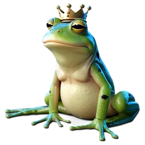 Frog Prince Cartoon Png Jgx PNG image