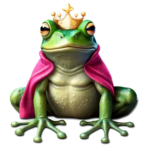 Frog Prince Clipart Png 06262024 PNG image