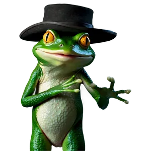 Frog With A Hat PNG 06212024 PNG
