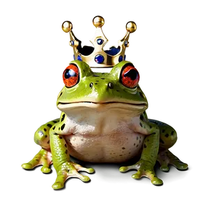 Frog With Crown Clipart PNG 06262024 PNG