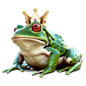 Frog With Crown Clipart PNG Mer74 PNG