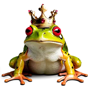 Frog With Crown PNG 5