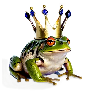 Frog With Crown PNG Glr
