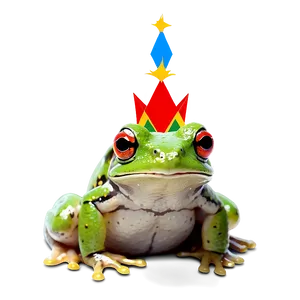Frog With Crown PNG Ppw1