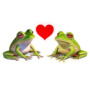 Frogs In Love PNG Pdp PNG