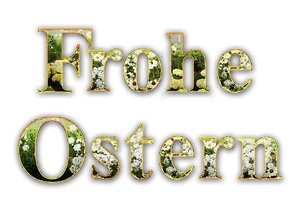 Frohe Ostern Greeting Text PNG image
