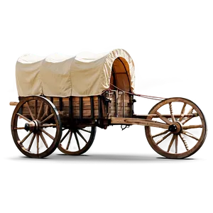 Frontier Life Covered Wagon PNG 92