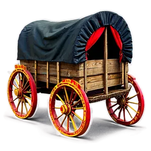 Frontier Life Covered Wagon PNG Htw PNG