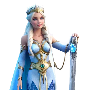 Frost Queen Goddess PNG 79