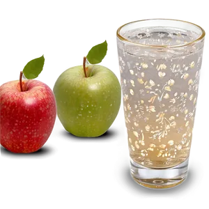 Frosted Apple Juice Glass Png 13 PNG image