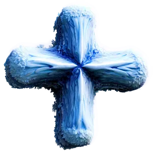 Frosted Blue Cross Model PNG 06292024 PNG