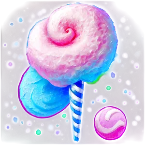 Frosty Cotton Candy Winter PNG Dgl92