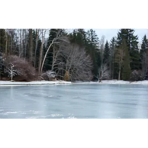 Frosty Ice Skating Pond PNG 06292024 PNG