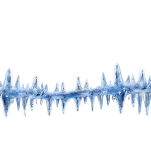 Frosty Icicle Border Png 06292024 PNG image