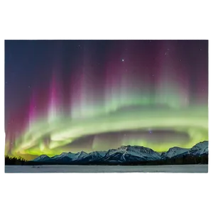 Frosty Northern Lights PNG 06292024 PNG