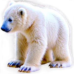 Frosty Polar Bear Cub PNG 96 PNG