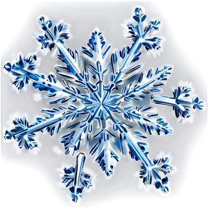 Frosty Snowflake Clipart Png 05252024 PNG image