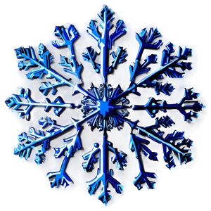 Frosty Snowflake Clipart Png 05252024 PNG image