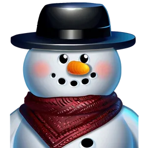 Frosty Snowman Cartoon Png Yar PNG image