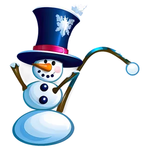 Frosty Snowman Illustration Png Sho32 PNG image