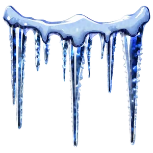 Frosty Sparkling Icicles PNG Tdj71 PNG