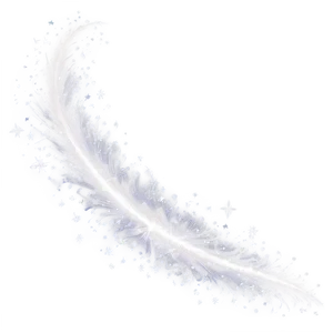 Frosty White Glitter Swirl PNG Qlr