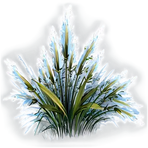 Frosty Wild Grass PNG 06292024