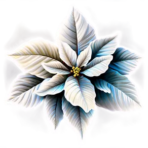 Frosty Winter Poinsettia PNG Jwc87 PNG