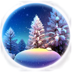 Frosty Winter Solstice PNG Thj44