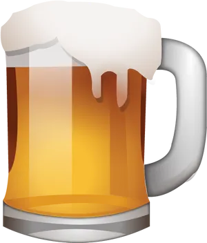 Frothy Beer Mug Graphic