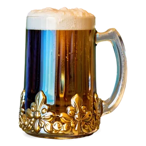 Frothy Beer Mug PNG 05252024