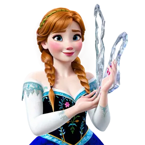 Frozen Anna A PNG image