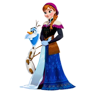 Frozen Anna B PNG image