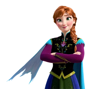 Frozen Anna Brave Pose PNG Xkd2 PNG