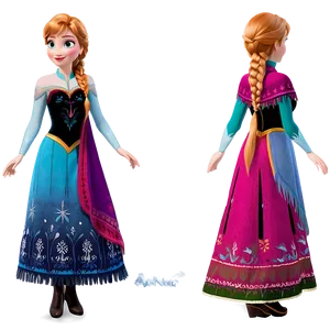 Frozen Anna Elegant Pose PNG 4 PNG