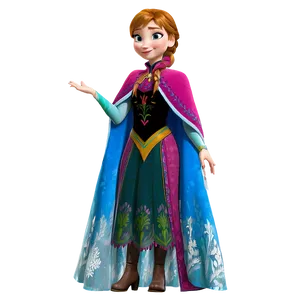 Frozen Anna Elegant Pose PNG Lsw PNG