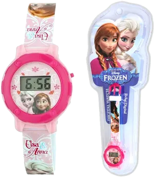 Frozen Anna Elsa Kids Watches PNG image