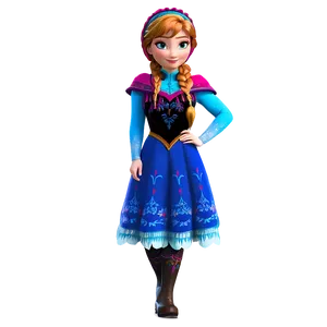 Frozen Anna In Snow Gear PNG 46 PNG